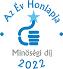 Az Év Honlapja – Minőségi díj 2022